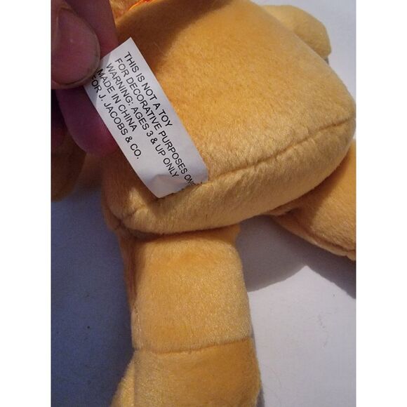 Teddy Bear Bean Bag Plush Stuffed Toy San Diego California 8" J. Jacobs Co. - Picture 3 of 6